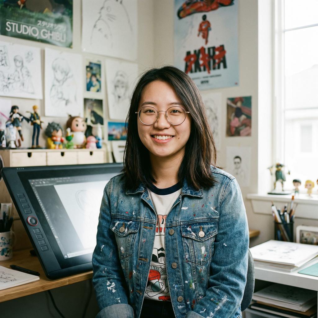 高清3D动漫原画师林小雨